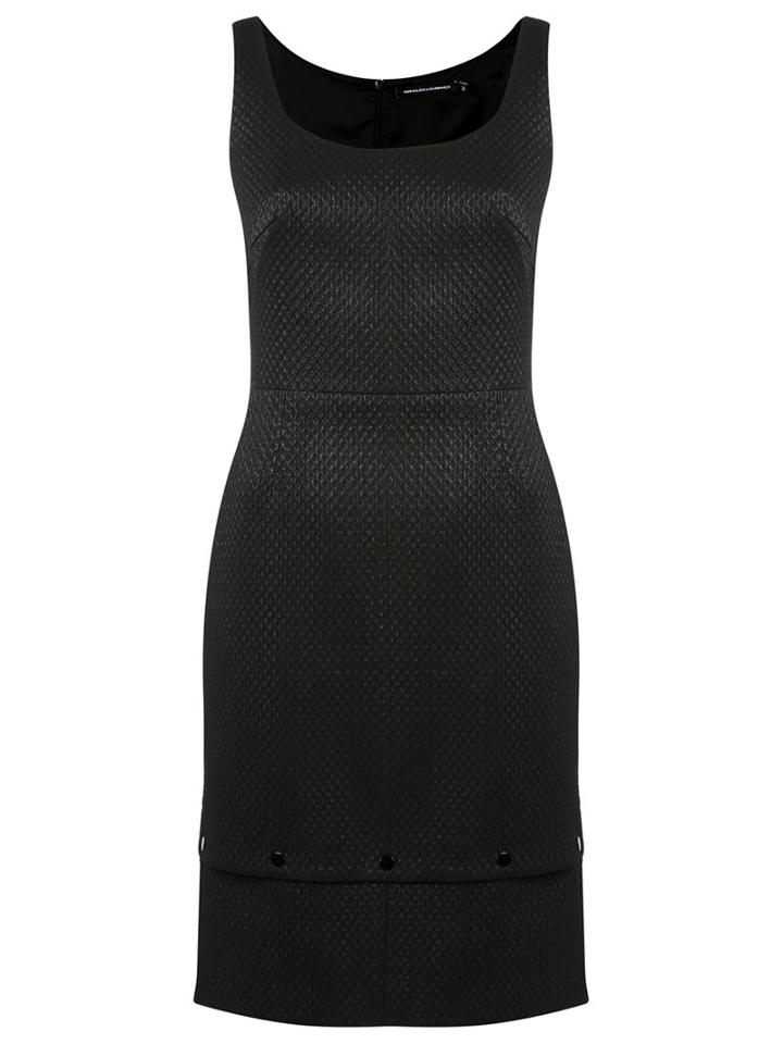 Reinaldo Lourenço Removable Hem Textured Dress
