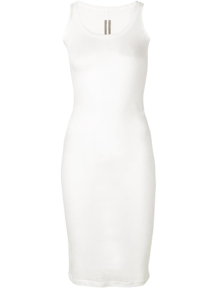 Rick Owens Scoop Neck Dress - White