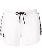 Kappa Logo Drawstring Shorts - White