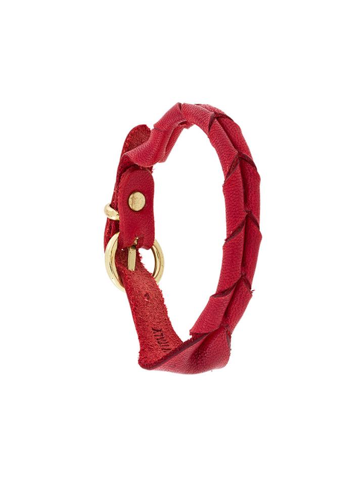 Il Bisonte Woven Bracelet - Red