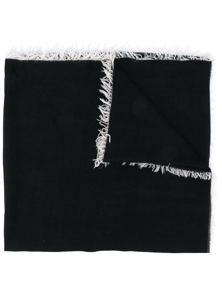 Faliero Sarti - Luna Scarf - Women - Virgin Wool - One Size, Black, Virgin Wool