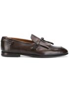 Silvano Sassetti Fringe Detail Loafers - Brown