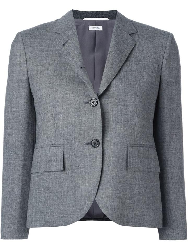 Thom Browne Cropped Sleeve Short Blazer