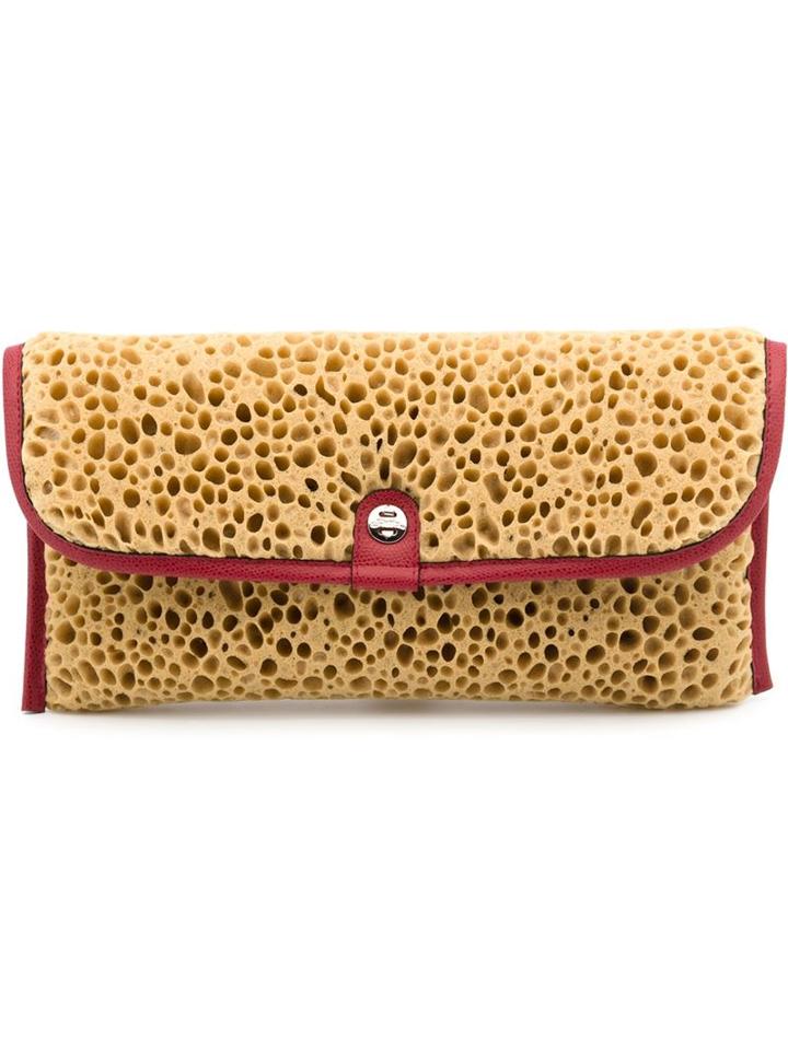Zilla Artificial Sponge Medium Clutch, Women's, Red