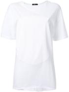 Bassike Tonal Dot T-shirt, Women's, Size: 10, White, Organic Cotton