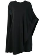 Calvin Klein 205w39nyc Draped Asymmetric Dress - Black