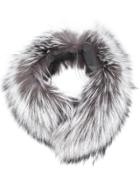 N.peal Fur Band Collar - Grey