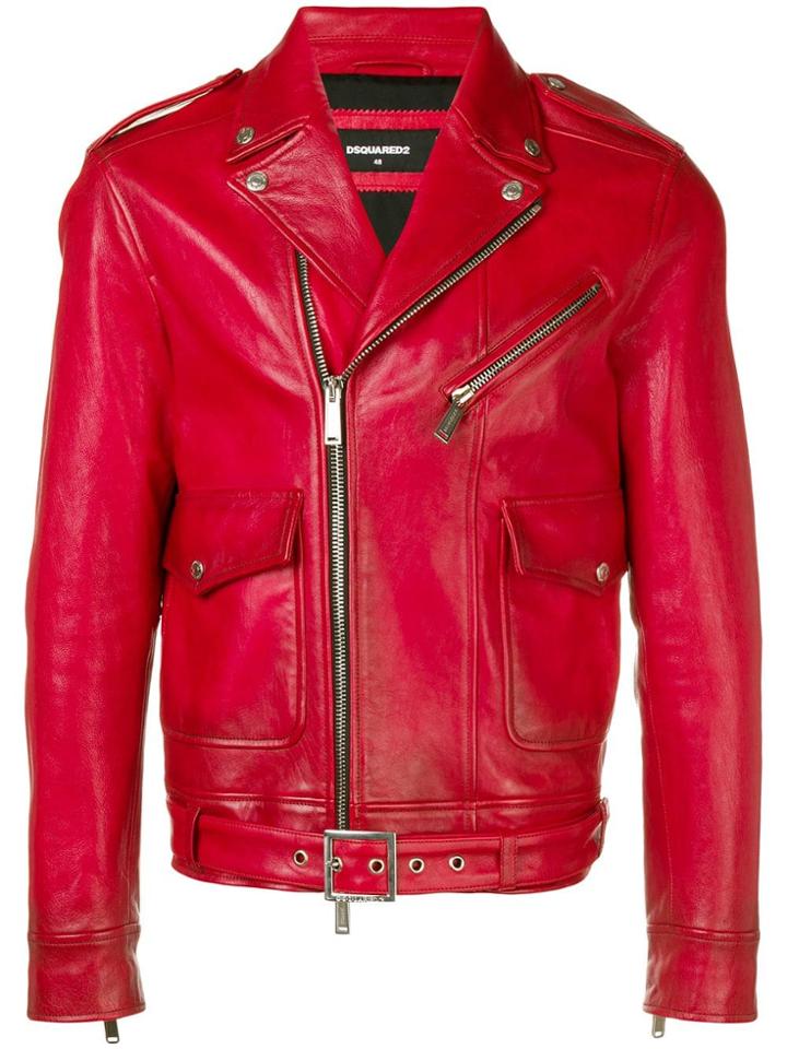 Dsquared2 Colour Block Biker Jacket