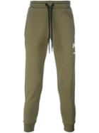 Palm Angels 'season' Sweatpants, Men's, Size: Xl, Green, Cotton