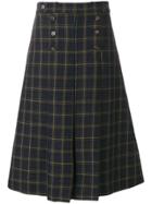 Philipp Plein Embroidered Skull Pencil Skirt - Black