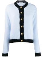 Chiara Ferragni Contrast Trim Cardigan - Blue