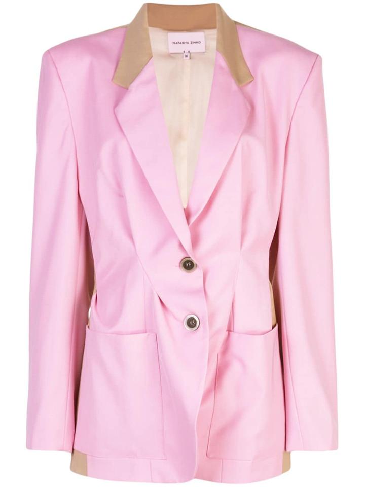 Natasha Zinko Classic Fitted Blazer - Pink