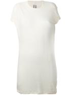 Rick Owens - Layered Long T-shirt - Women - Cotton - 42, Nude/neutrals, Cotton