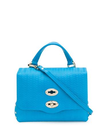 Zanellato Postina Baby Cachemire Blandine Tote - Blue
