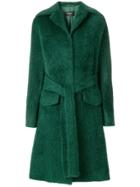 Rochas Single Breasted Coat - Green