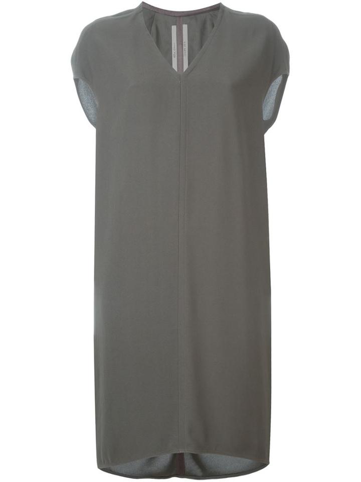 Rick Owens Floating Dress, Women's, Size: 40, Grey, Acetate/viscose