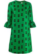 La Doublej 24/7 Floral Print Mini Dress - Green