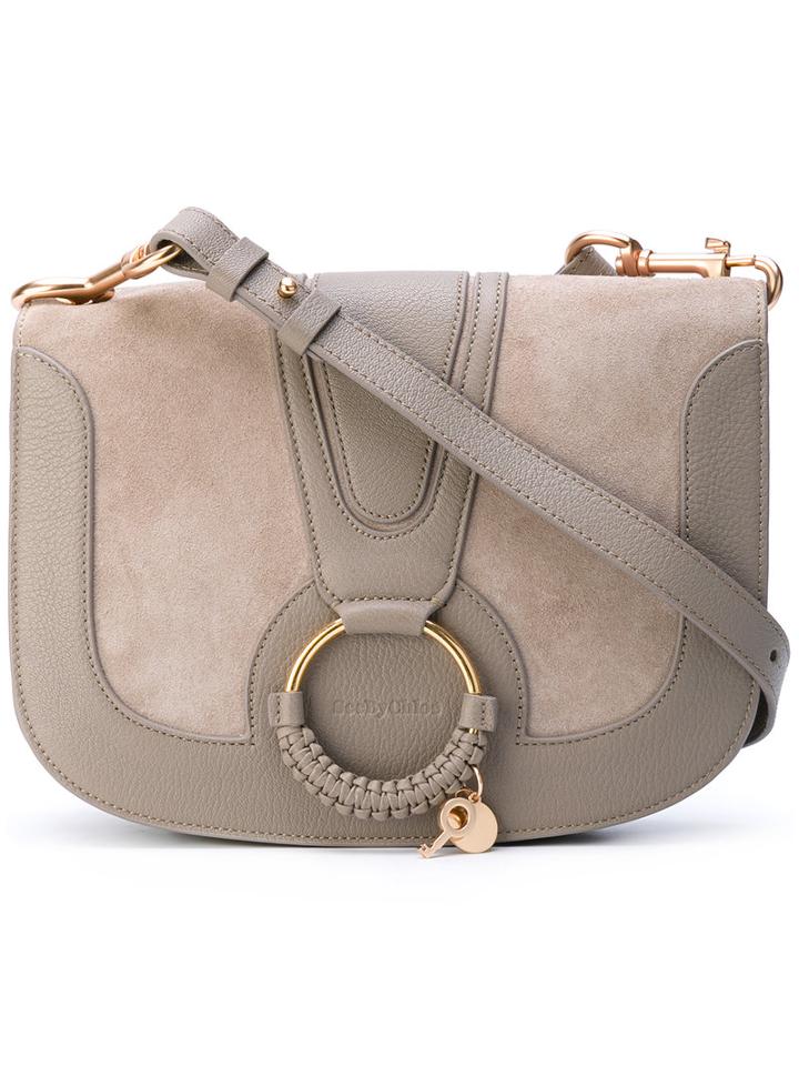 See By Chloé - Hana Bag - Women - Goat Skin/suede - One Size, Grey, Goat Skin/suede