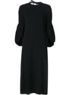 Simone Rocha Long Backless Dress, Women's, Size: 6, Black, Viscose/spandex/elastane