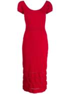 Temperley London Kasha Knit Dress - Red