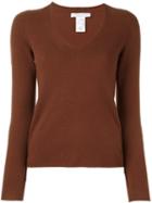 Fabiana Filippi Classic Jumper, Women's, Size: 42, Brown, Silk/cashmere/merino