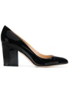 Sergio Rossi Block Heel Pumps - Black