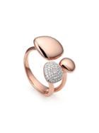 Monica Vinader Rp Nura Pebble Cluster Diamond Ring - Pink