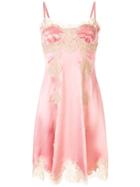 Dolce & Gabbana Flared Lace-panels Dress - Pink