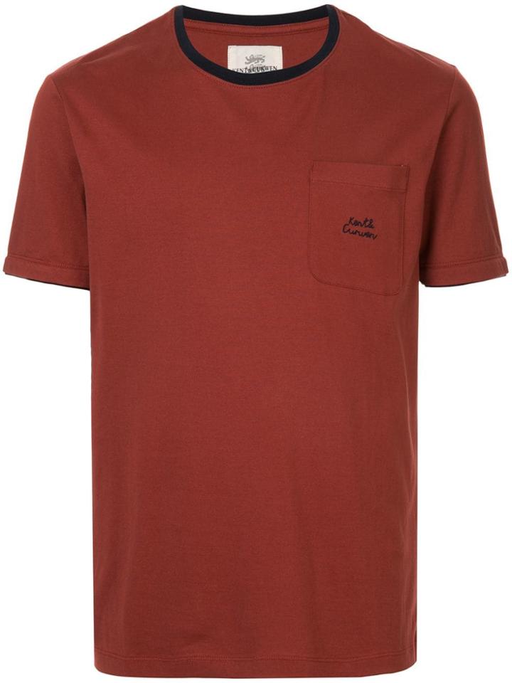Kent & Curwen Contrast Collar T-shirt - Red