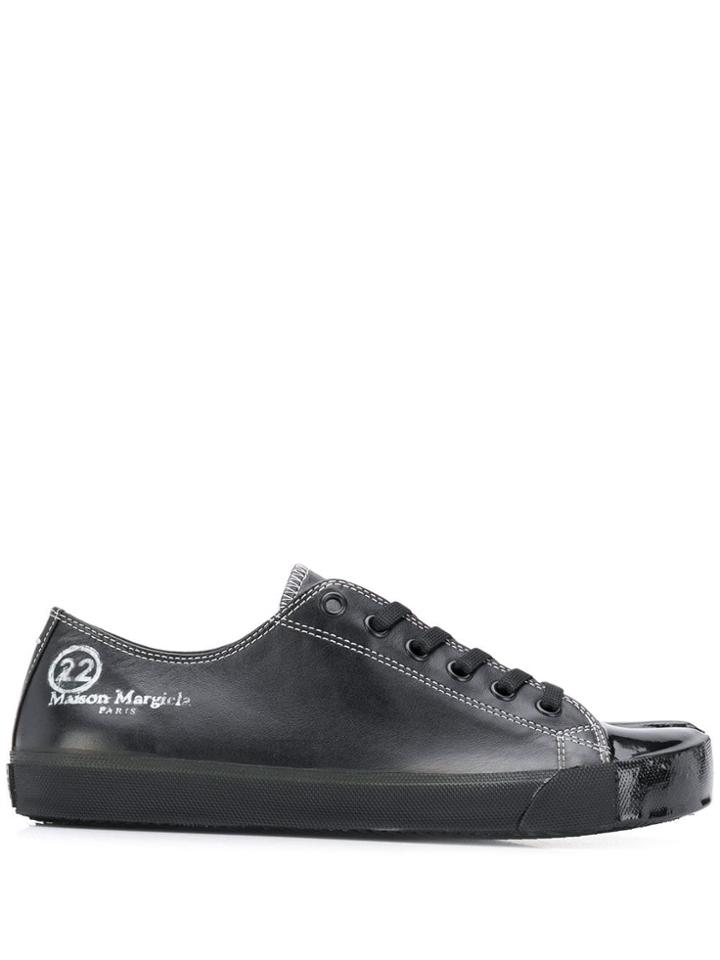 Maison Margiela Tabi Lace-up Sneakers - Black