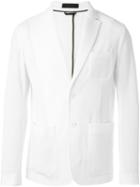 Z Zegna Casual Blazer, Men's, Size: 48, White, Cotton/cupro