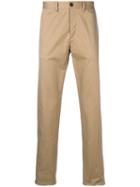 Moncler Slim Fit Trousers - Neutrals
