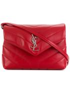 Saint Laurent Monogram Loulou Shoulder Bag - Red