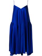 Maison Rabih Kayrouz Flared Mini Slip Dress - Blue