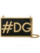 Dolce & Gabbana #dg Box Clutch - Black
