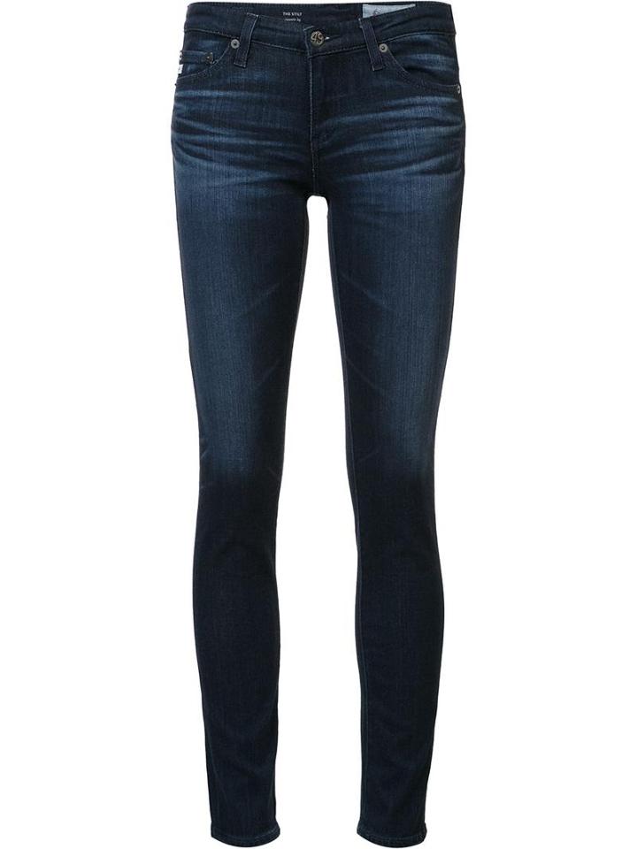 Ag Jeans Skinny Jeans, Women's, Size: 24, Blue, Viscose/cotton/polyester/spandex/elastane
