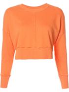Daniel Patrick Cropped Sweatshirt, Women's, Size: Small, Yellow/orange, Cotton