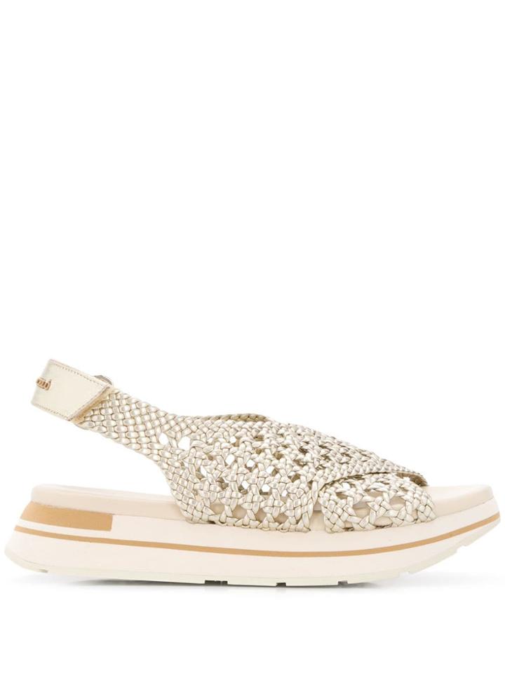 Manuel Barceló Tole Platform Sandals - Gold