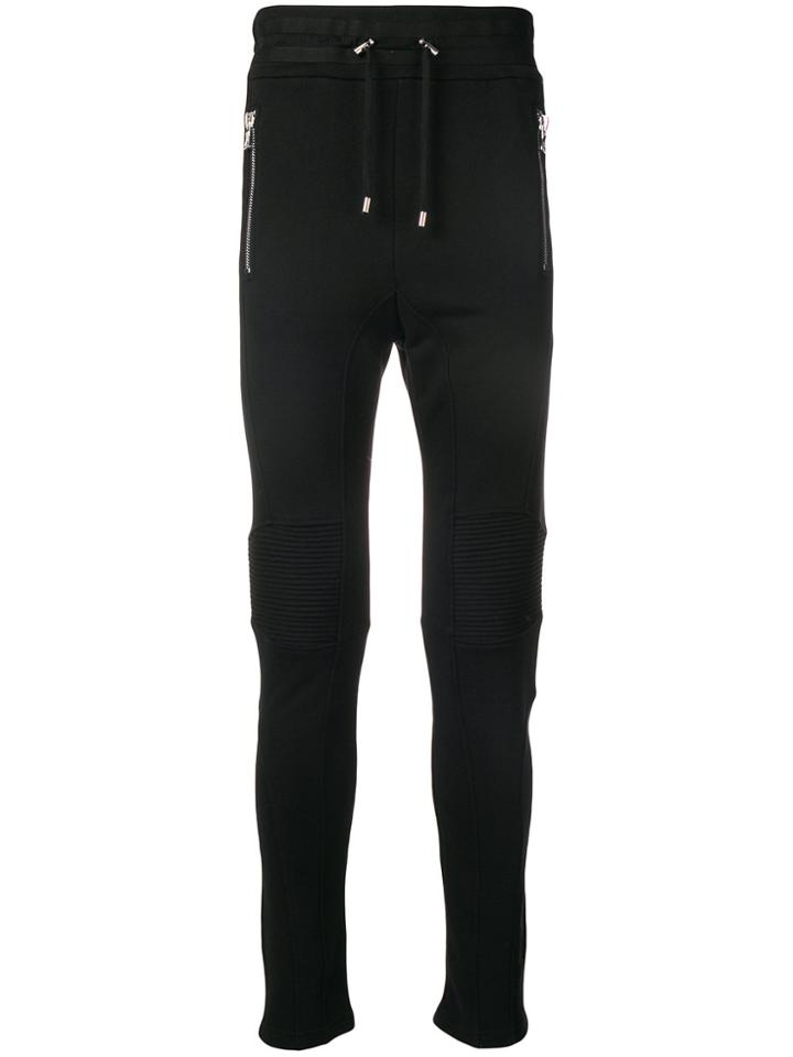 Balmain Skinny-fit Sweatpants - Black
