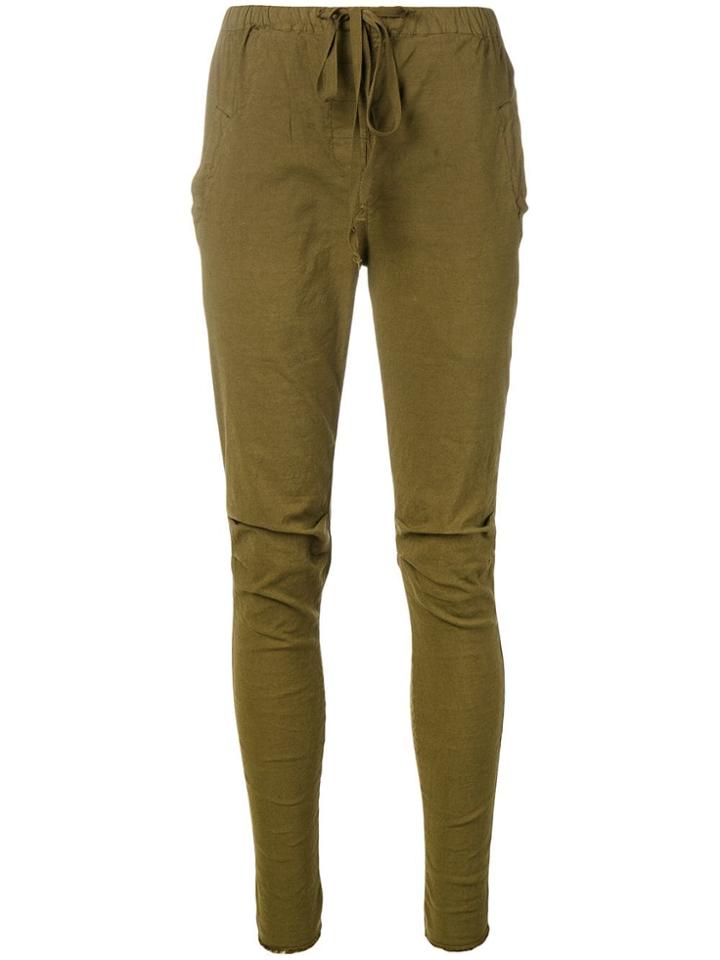 Kristensen Du Nord Drawstring Tapered Trousers - Green