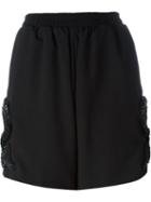 Marcelo Burlon County Of Milan 'arequipa' Shorts, Women's, Size: Xs, Black, Polyester/spandex/elastane