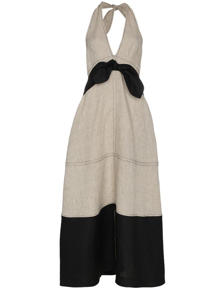 Paper London Coral Maxi Dress - Nude & Neutrals