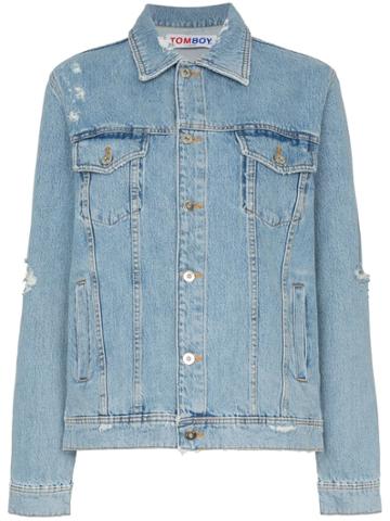 Filles A Papa Tomboy Kurt Denim Jacket - Blue
