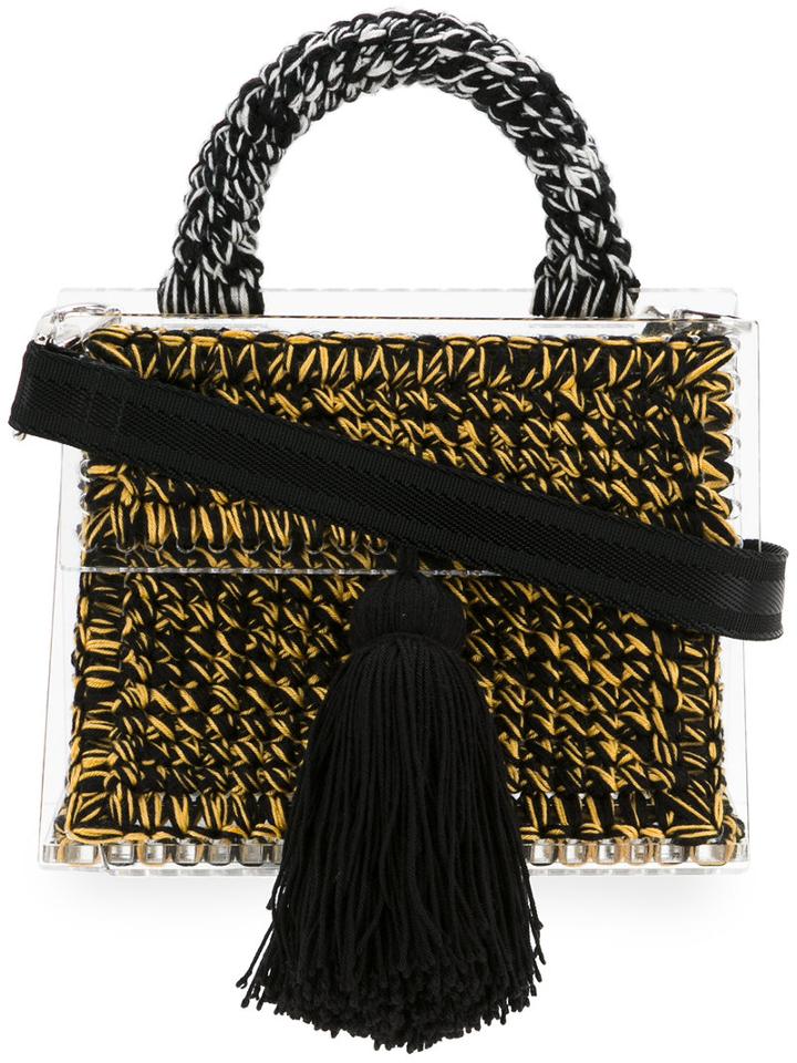 7ii Telephone Copacabana Purse, Women's, Yellow/orange, Acrylic