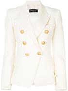 Balmain Button-embellished Blazer - White