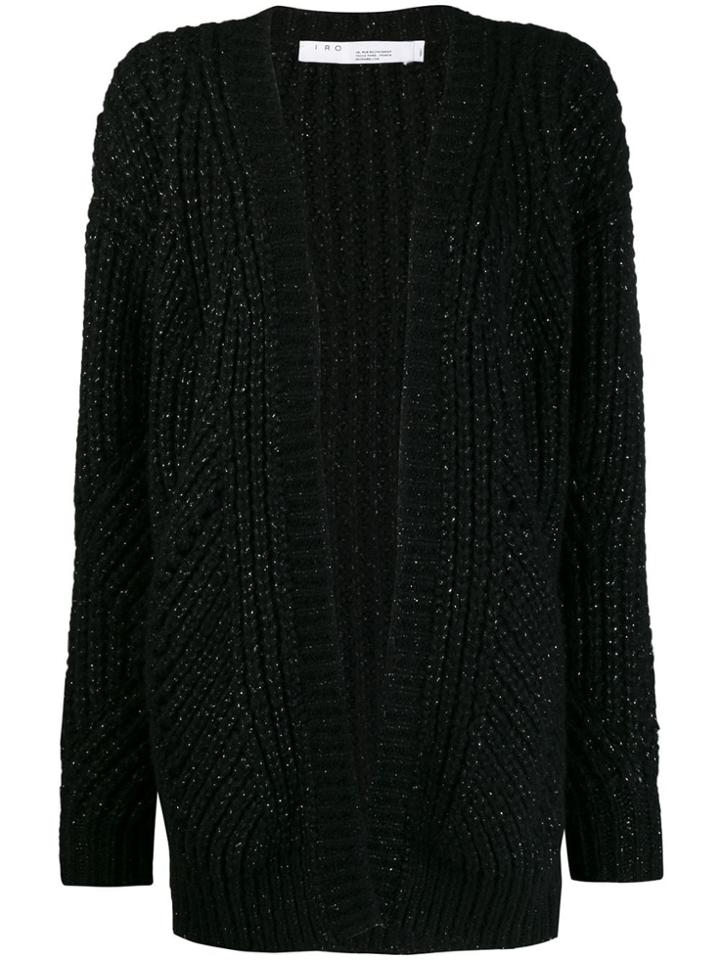 Iro Glittered Cardigan - Black