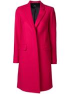 Ps By Paul Smith Tailored Midi Coat - Pink & Purple