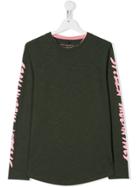 Stella Mccartney Kids Logo Detail T-shirt - Green