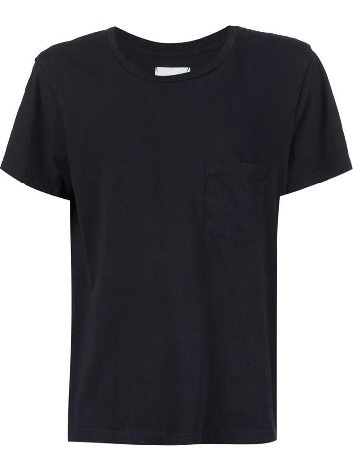 Fadeless Patch Pocket T-shirt, Men's, Size: M, Blue, Cotton