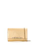 Red Valentino Red(v) Bow Detail Cross Body Bag - Gold